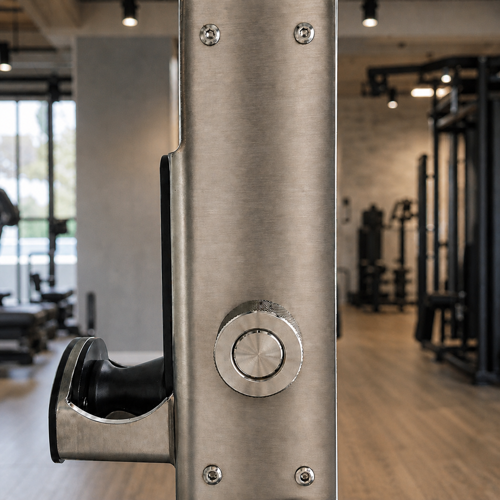 Stainless Roller J-Cup Side Mount Type