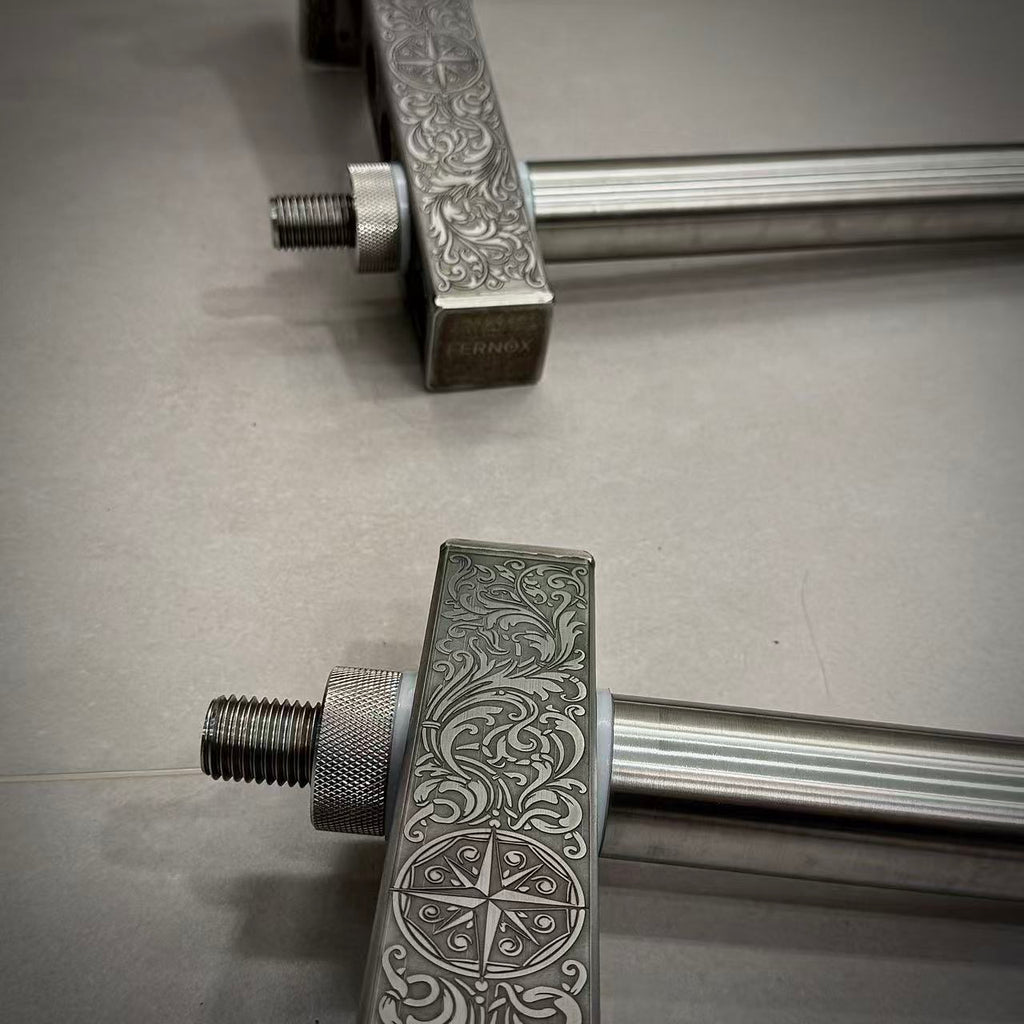 Solid Stainless Dips Handle