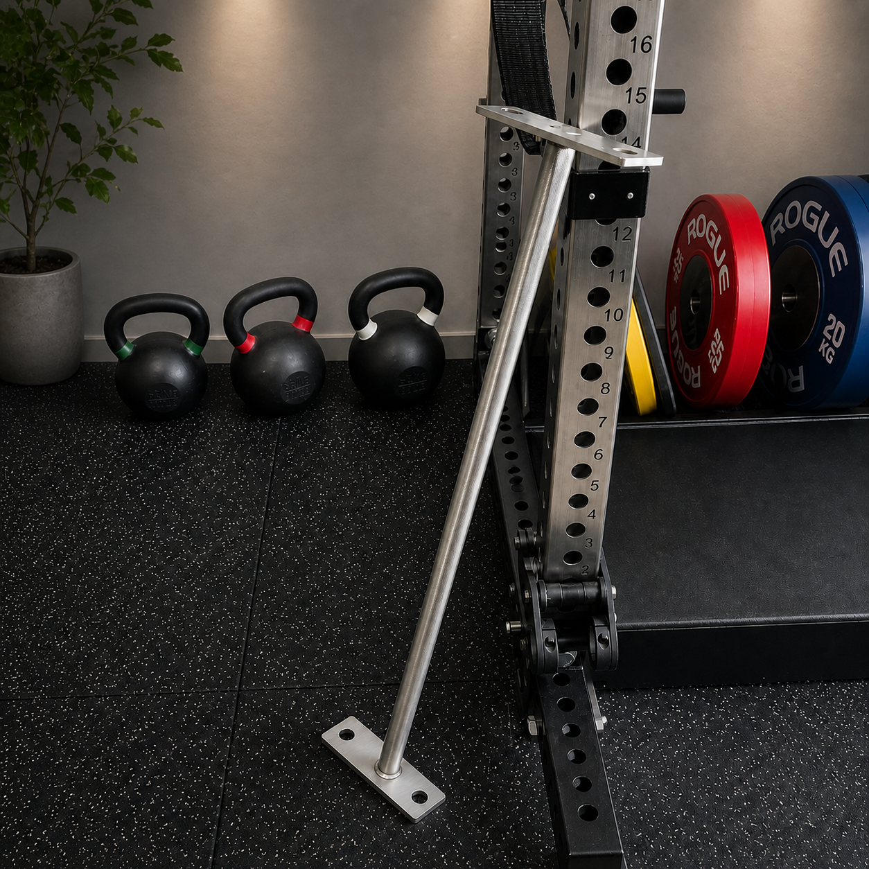 stainless Solid Pull-Up Bar